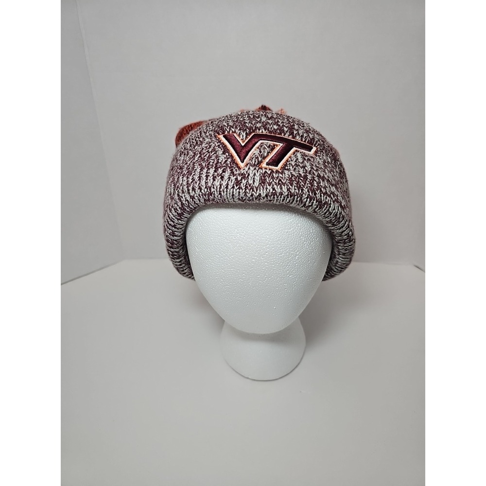 Virginia Tech‎ Hokies Maroon  '47 Northward Cuffed Knit Hat with Pom